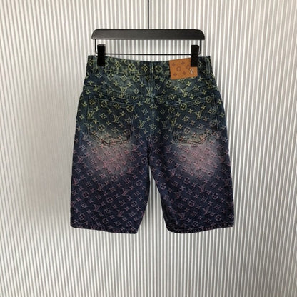 Louis Vuitton Monogram Gradient Denim Short