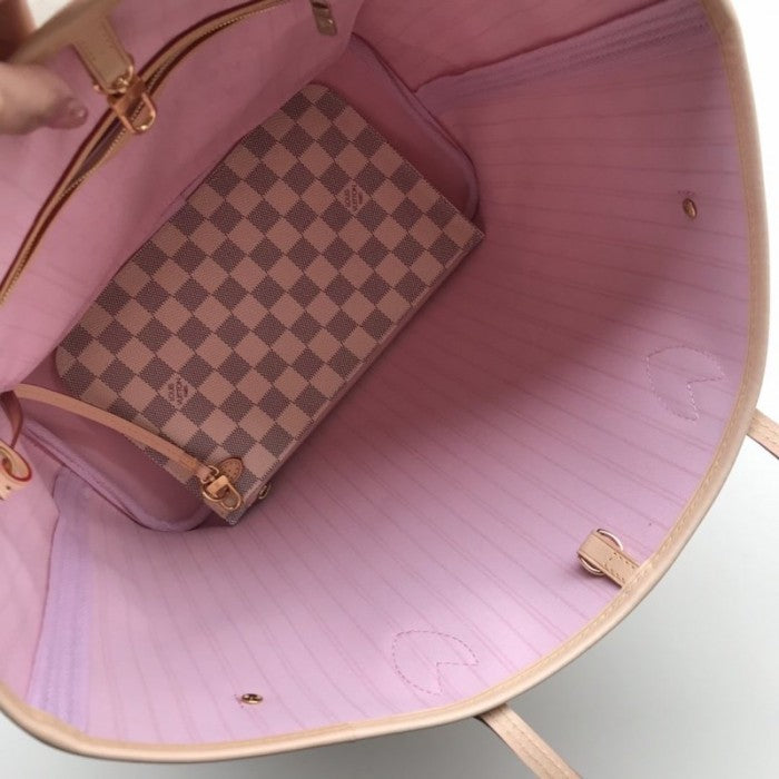 LV Damier Azur Canvas Neverfull MM N41605