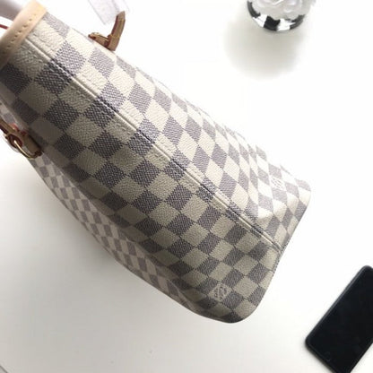 LV Damier Azur Canvas Neverfull MM N41605