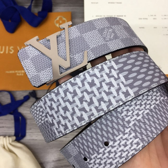 LV Damier Graphite Initiales 40MM Reversible Belt M0342V