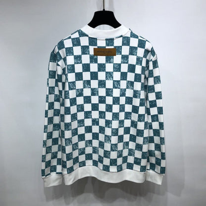 Louis Vuitton Damier Printed Crewneck 1A99VC