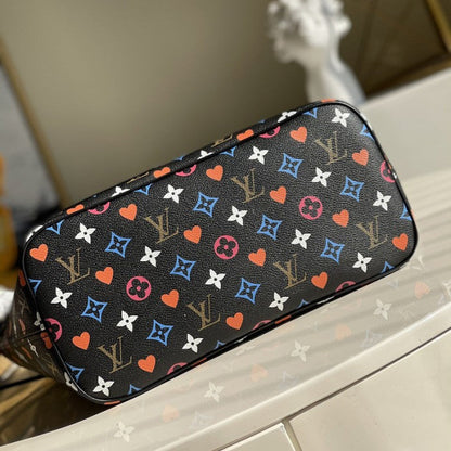 LV Game On Monogram Neverfull MM M57483