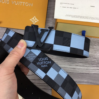 LV Damier Graphite Initiales 40MM Reversible Belt M0320