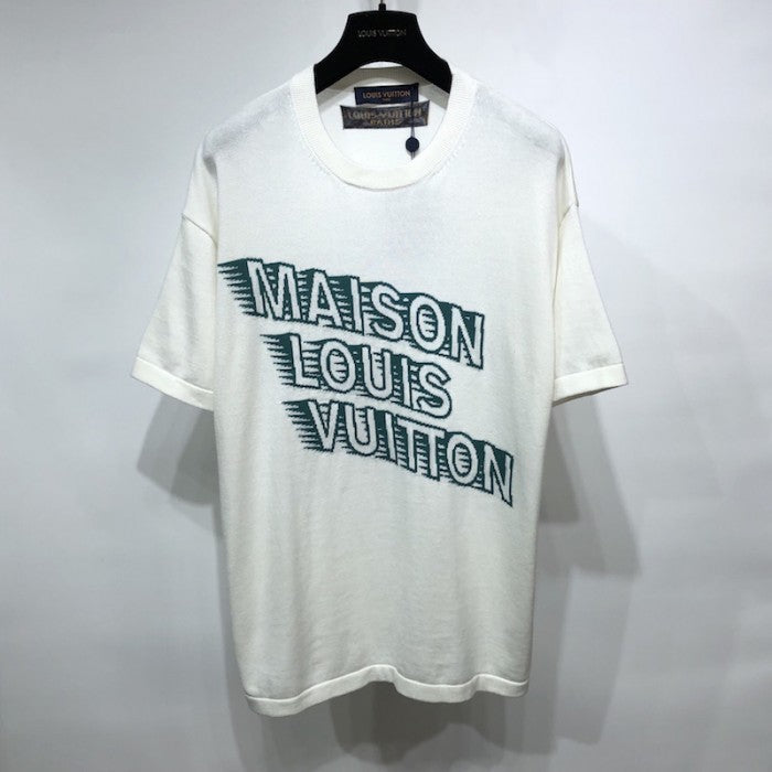 Louis Vuitton Maison LV Crewneck T shirt White 1A99ZT