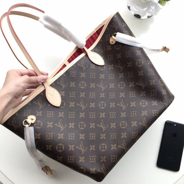 LV Monogram Canvas Neverfull MM M41177