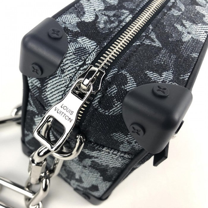 LV Monogram Tapestry Coated Canvas Mini Soft Trunk M80033