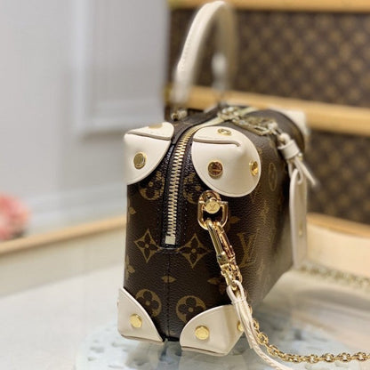 LV Monogram Canvas Petite Malle Souple M45532