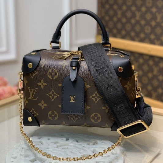 LV Monogram Canvas Petite Malle Souple M45571