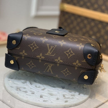 LV Monogram Canvas Petite Malle Souple M45571