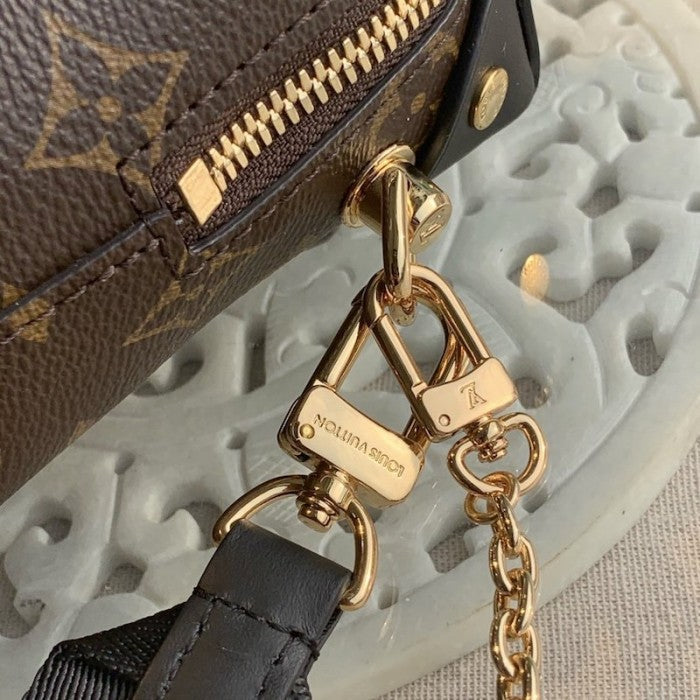 LV Monogram Canvas Petite Malle Souple M45571