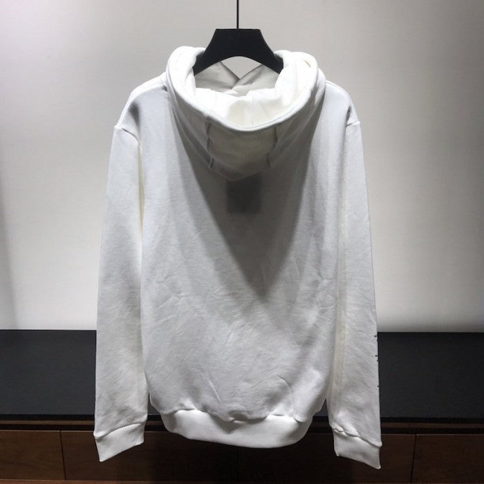 LV Planes Printed Hoodie White 1A5WBY