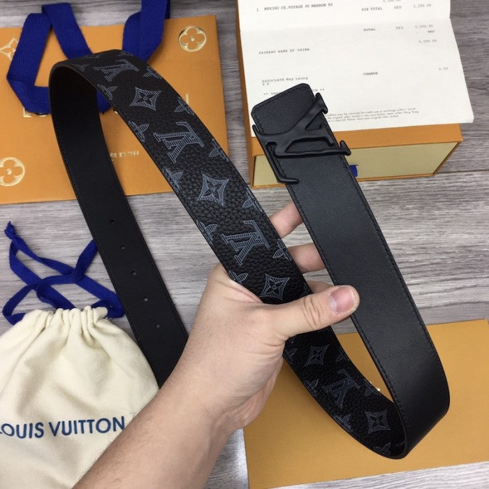 LV Shape Taurillon Shadow 40MM Reversible Belt MP280