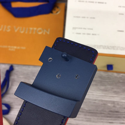 Louis Vuitton Initiales 35mm Taiga Leather Belt M9333