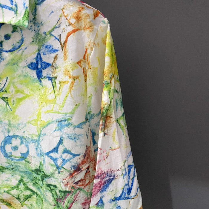 LV Multicoloured Watercolour Shirt 1A8QX8