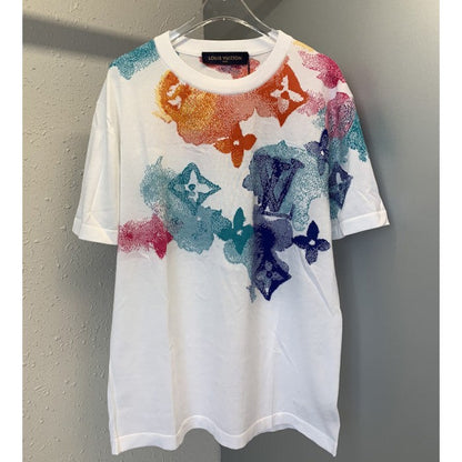 LV Watercolour Monogram T shirt White