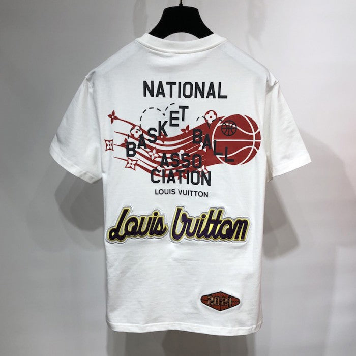 LV x NBA Lvxnba Multi Logo Print T shirt 1A9XEG