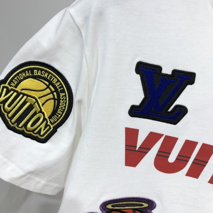 LV x NBA Lvxnba Multi Logo Print T shirt 1A9XEG