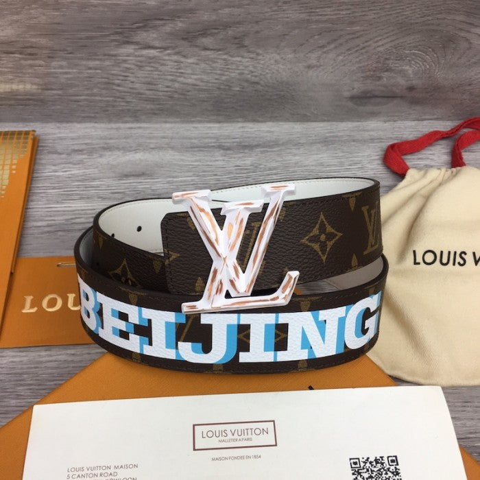 Louis Vuitton LV Pyramide Cities Exclusive 40MM Reversible Belt M0489