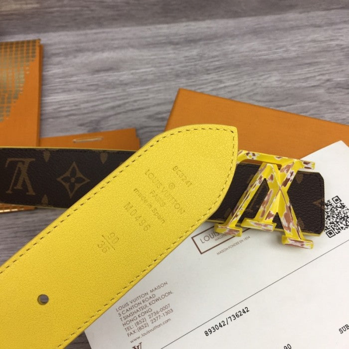 Louis Vuitton LV Pyramide Cities Exclusive 40MM Reversible Belt M0496