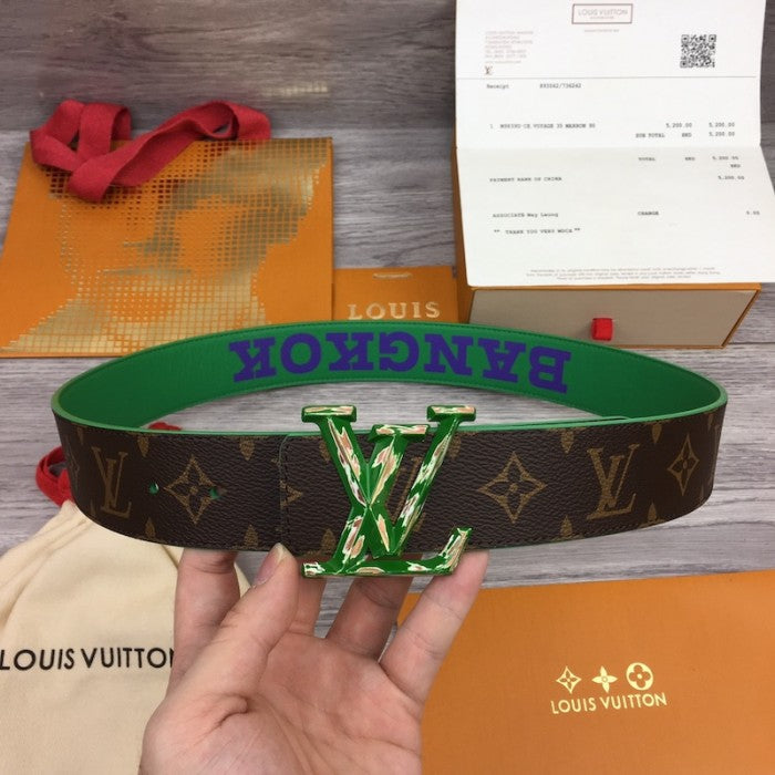 Louis Vuitton LV Pyramide Cities Exclusive 40MM Reversible Belt M0497