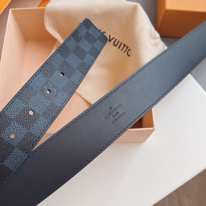 Louis Vuitton Blue Damier Initiales Belt M9210