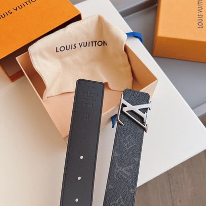 Louis Vuitton Monogram Eclipse Initiales Belt M9043