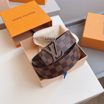 Louis Vuitton Damier Ebene Initiales Belt M9807