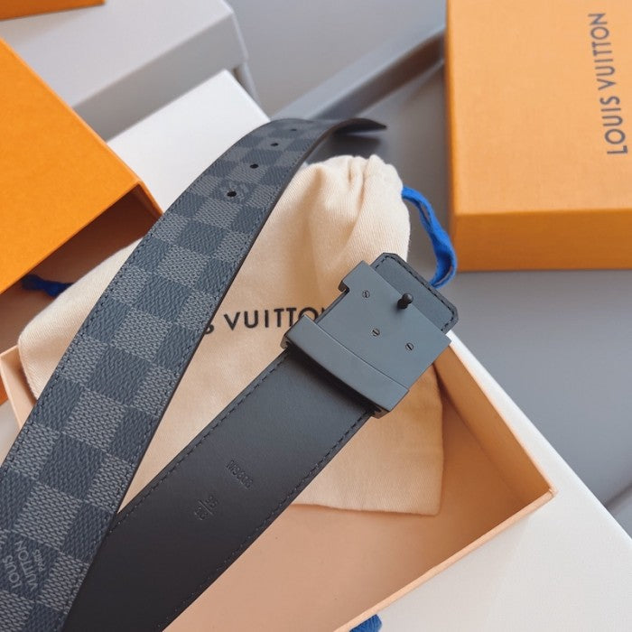 Louis Vuitton Damier Graphite Initiales Belt M9808