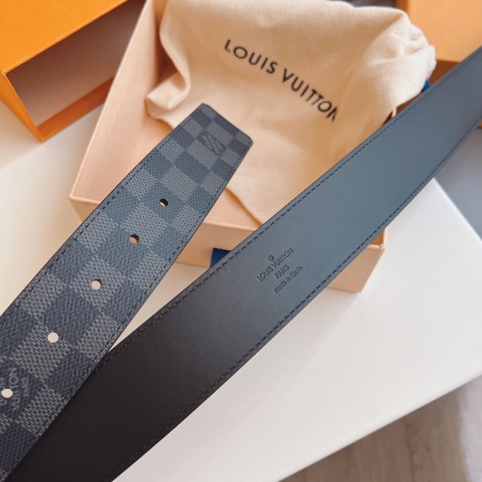 Louis Vuitton Damier Graphite Initiales Belt M9808