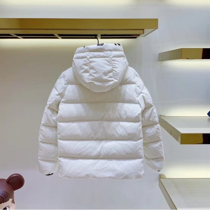 Mon Dubois Down quilted matte nylon jacket White