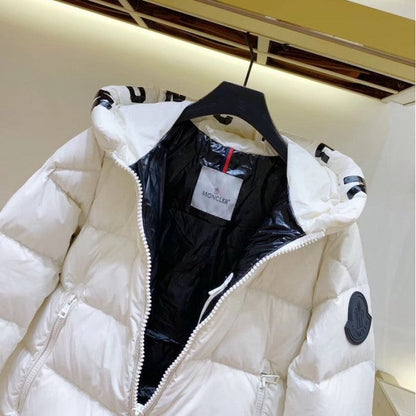 Mon Dubois Down quilted matte nylon jacket White