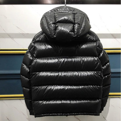 Moncler Maya Down quilted nylon laque jacket black