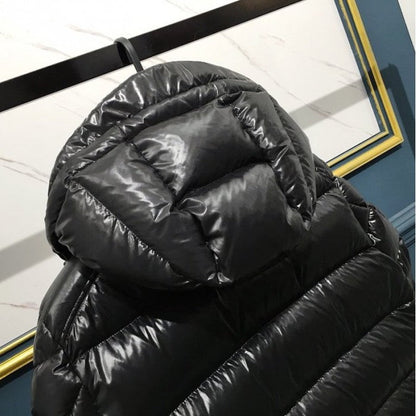 Moncler Maya Down quilted nylon laque jacket black