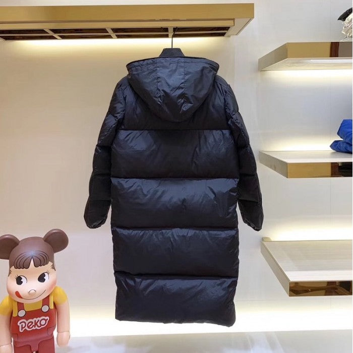 Mon Montcler Down Nylon laque long coat