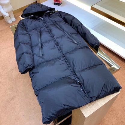 Mon Montcler Down Nylon laque long coat