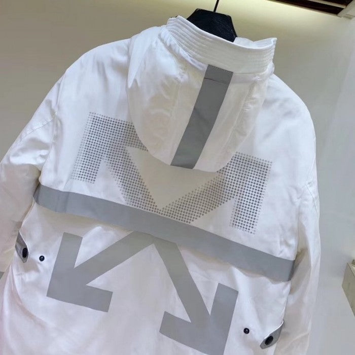 Mon x Off White Coat Jacket White