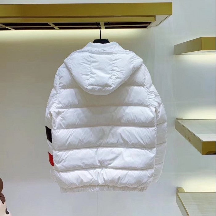 Mon Willm Down Nylon laque jacket White