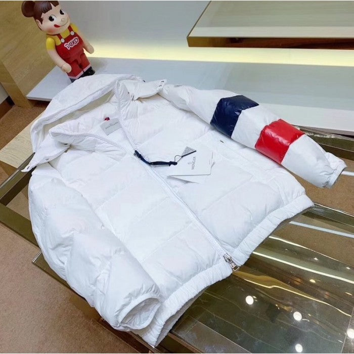 Mon Willm Down Nylon laque jacket White