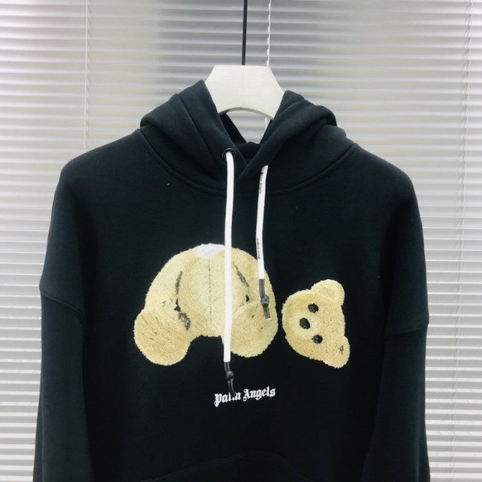 Palm Angels Bear Hoodies Black