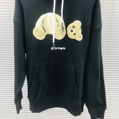 Palm Angels Bear Hoodies Black