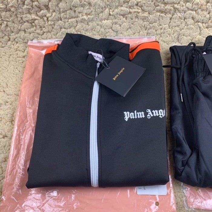 Palm Angels Classic Track Jacket & Pants Tracksuit Black/Orange