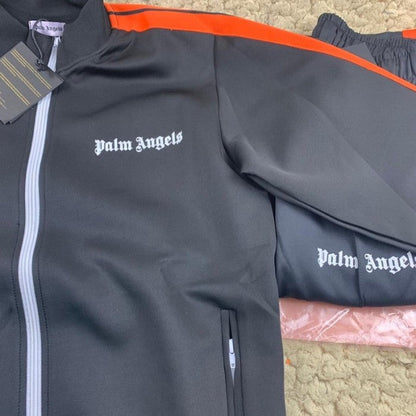 Palm Angels Classic Track Jacket & Pants Tracksuit Black/Orange