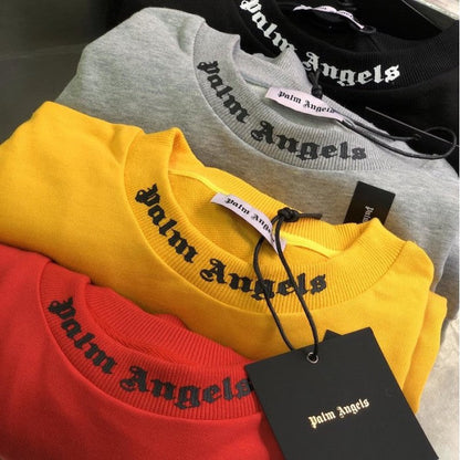 Palm Angels Logo Long Sleeves Black