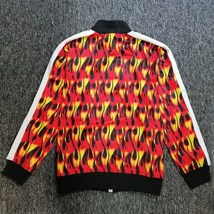 Palm Angels Burning Flames Track Jacket & Pants Tracksuit