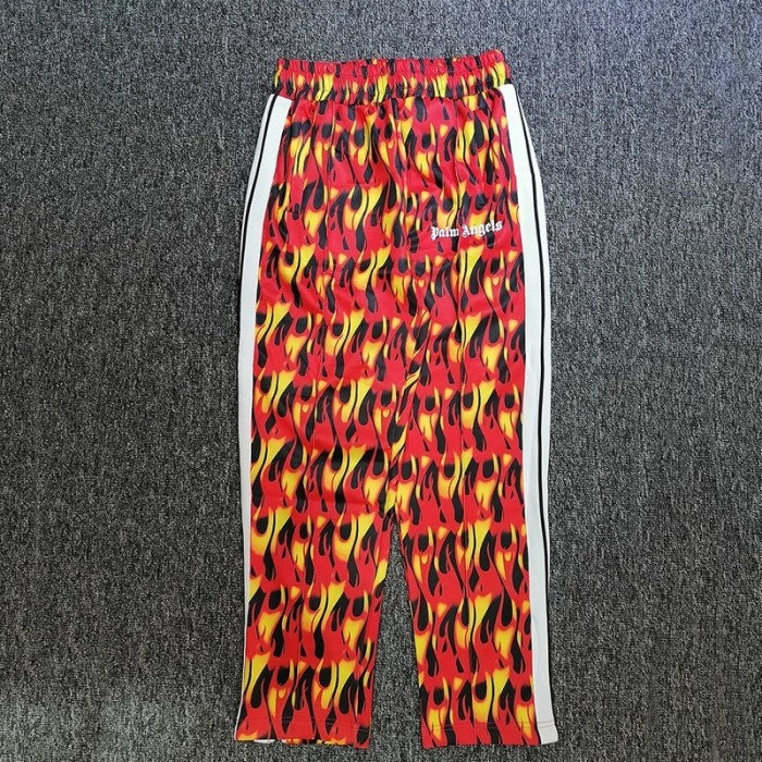 Palm Angels Burning Flames Track Jacket & Pants Tracksuit