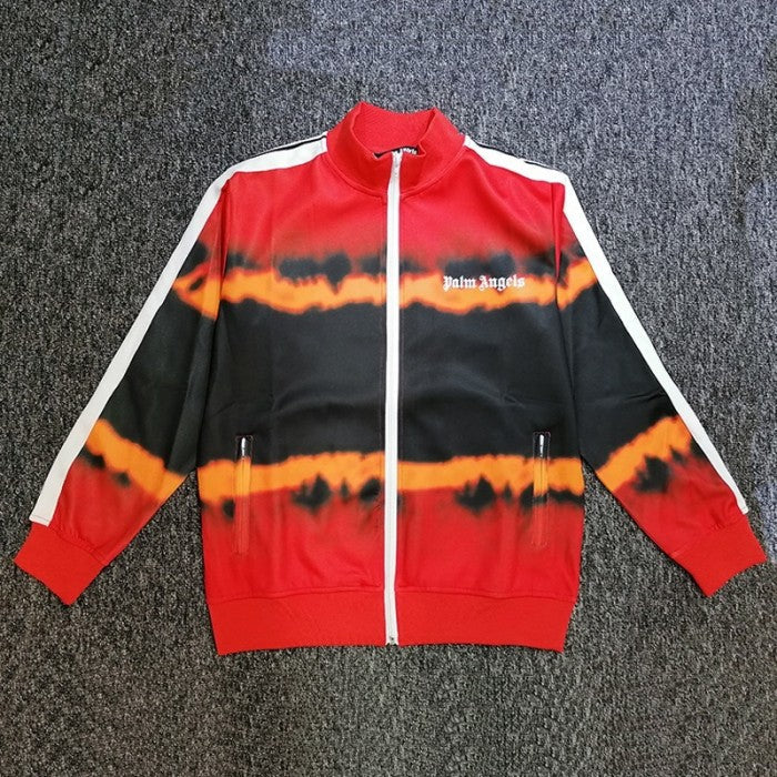 Palm Angels Tie Dye Track Jacket & Pants Tracksuit Red