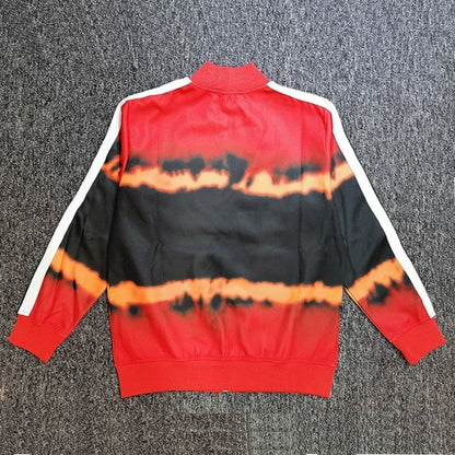 Palm Angels Tie Dye Track Jacket & Pants Tracksuit Red