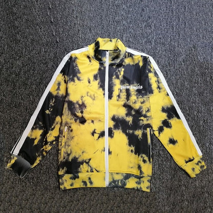 Palm Angels Tie Dye Track Jacket & Pants Tracksuit Yellow