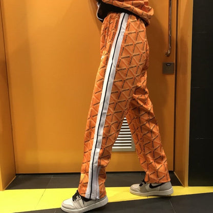 Palm Angels Classic Track Jacket & Pants Tracksuit Stripe Orange