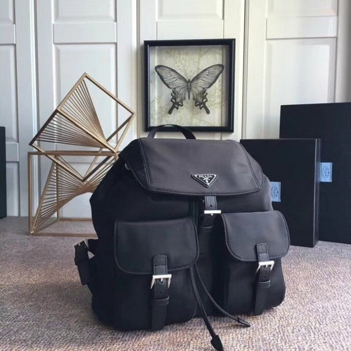 Prada Classic Nylon Backpack Black